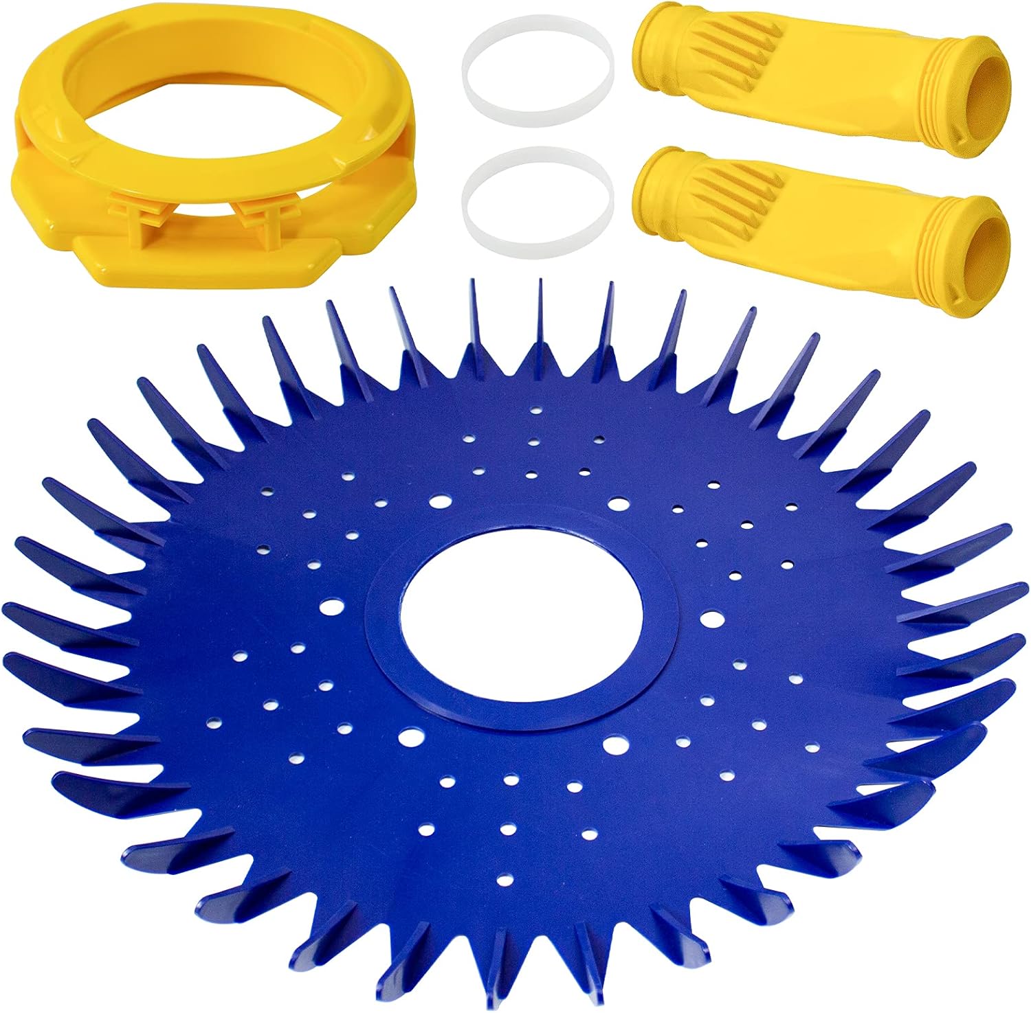 YEECHUN W70329 Finned Disc Seal & W69698 Pool Cleaner Diaphragm & W70327 Foot Pad Pool Cleaner Replacement Parts for Zodiac Baracuda G2 G3 G4 Replace W69721 W72855, 6 Pack