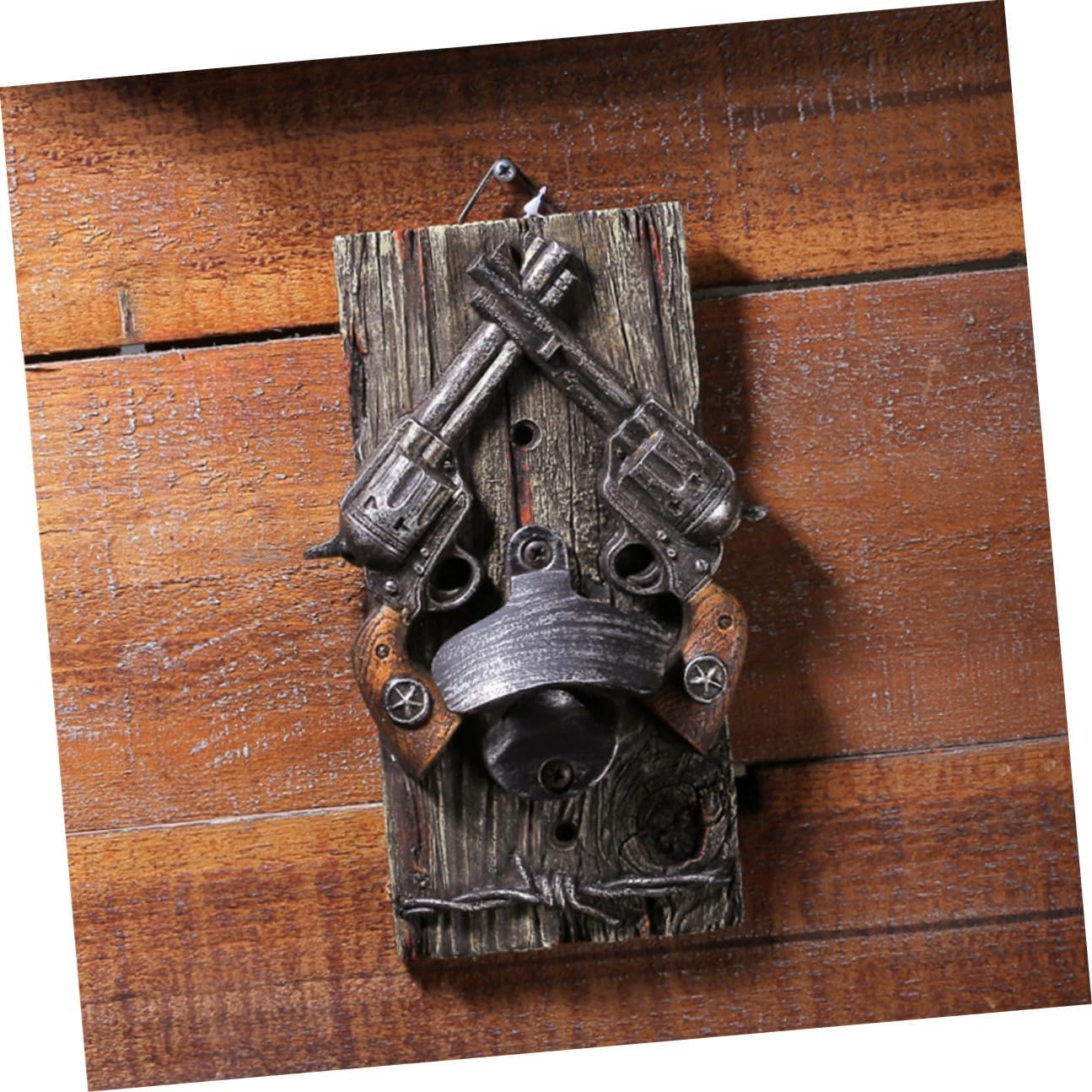 Creative Resin Beer Opener Hanging Wall-mounted Bottle Opener Deer Antler Design Bar and Home Use Cap Catcher Tool