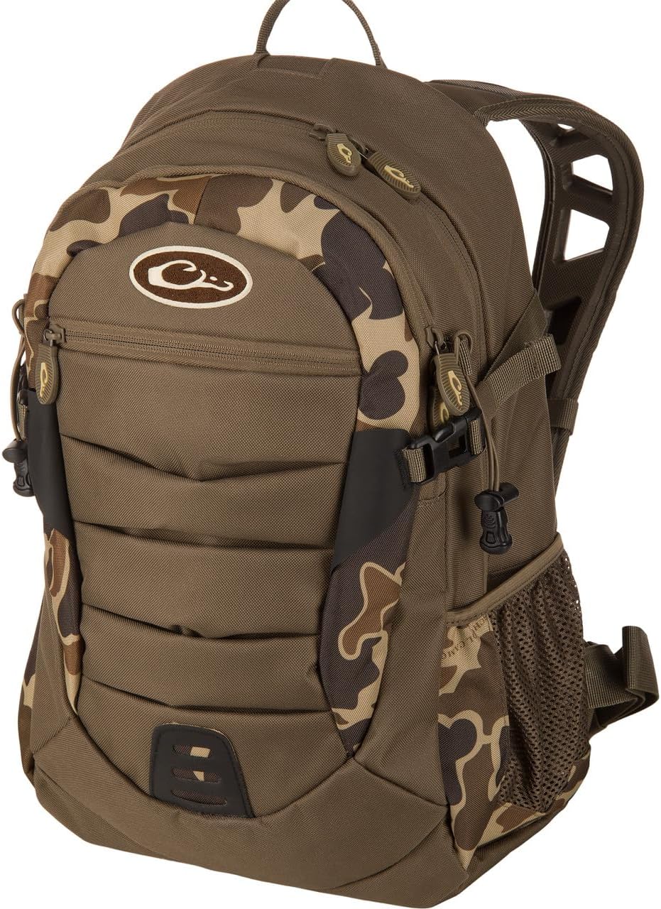 Drake Waterfowl Hunting Outdoor Backpack Daypack, OS Camo, Large