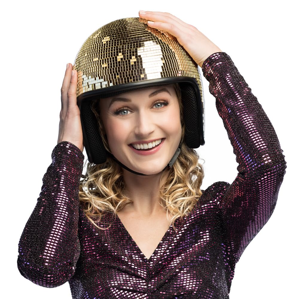 Boland - hełm disco do kostiumów, karnawału i festiwali, nakrycie głowy dla dorosłych