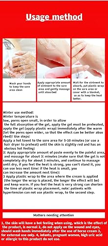 Miniatura 7 de Alemania importó la crema del masaje del gel del masaje del aceite del caballo 250mL