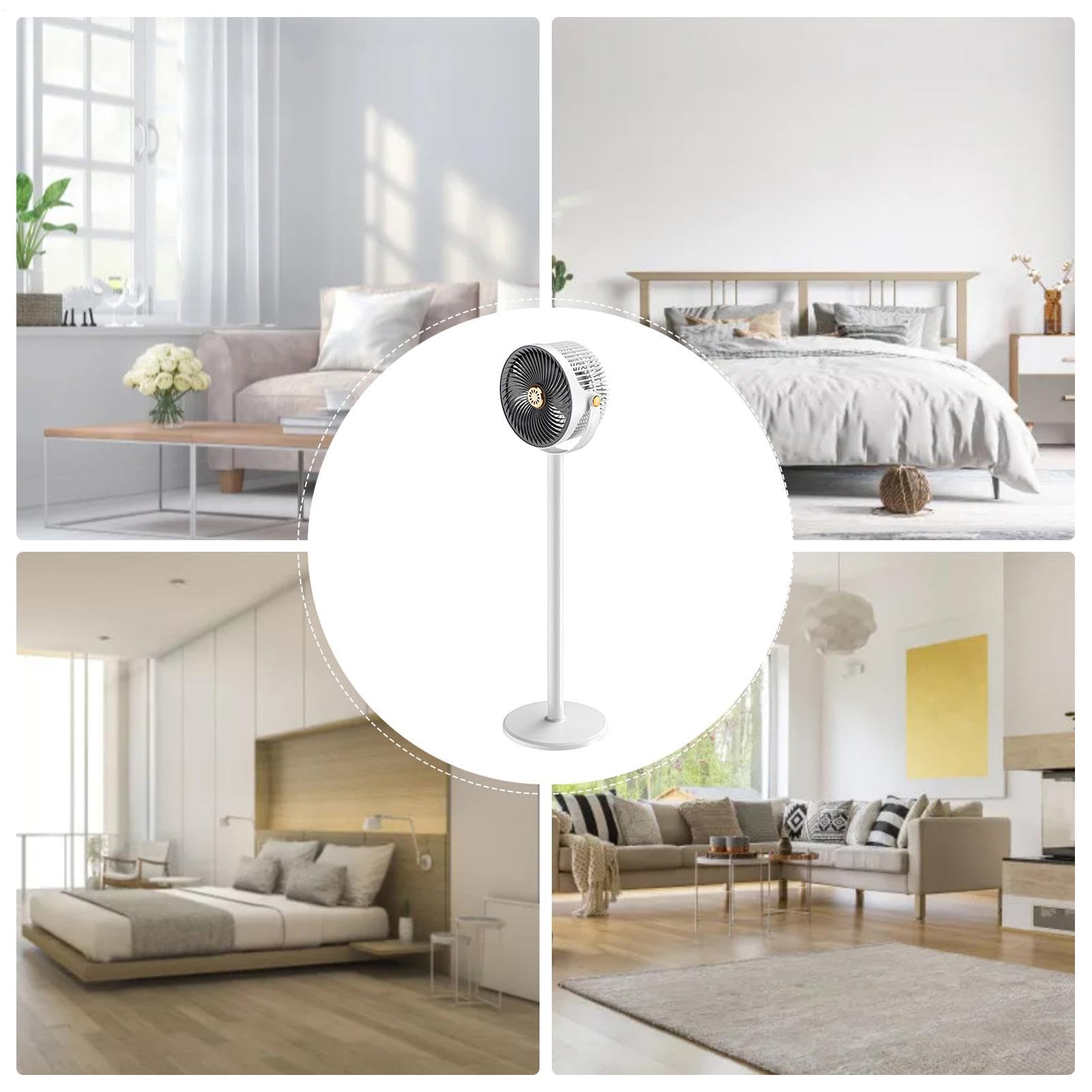 Ventilador De Pie Ventilador De Mesa Recargable Inalámbrico De Altura