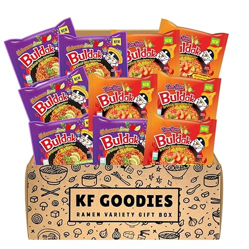 Miniatura 21 de Samyang Buldak - Sopa de fideos coreanos, salteados, de pollo picante (10, carbonara y Jjajang)