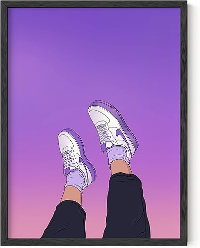 HAUS AND HUES Cuadros morados para decoración de pared y pósteres estéticos de arte de pared púrpura para habitación, decoración de pared para