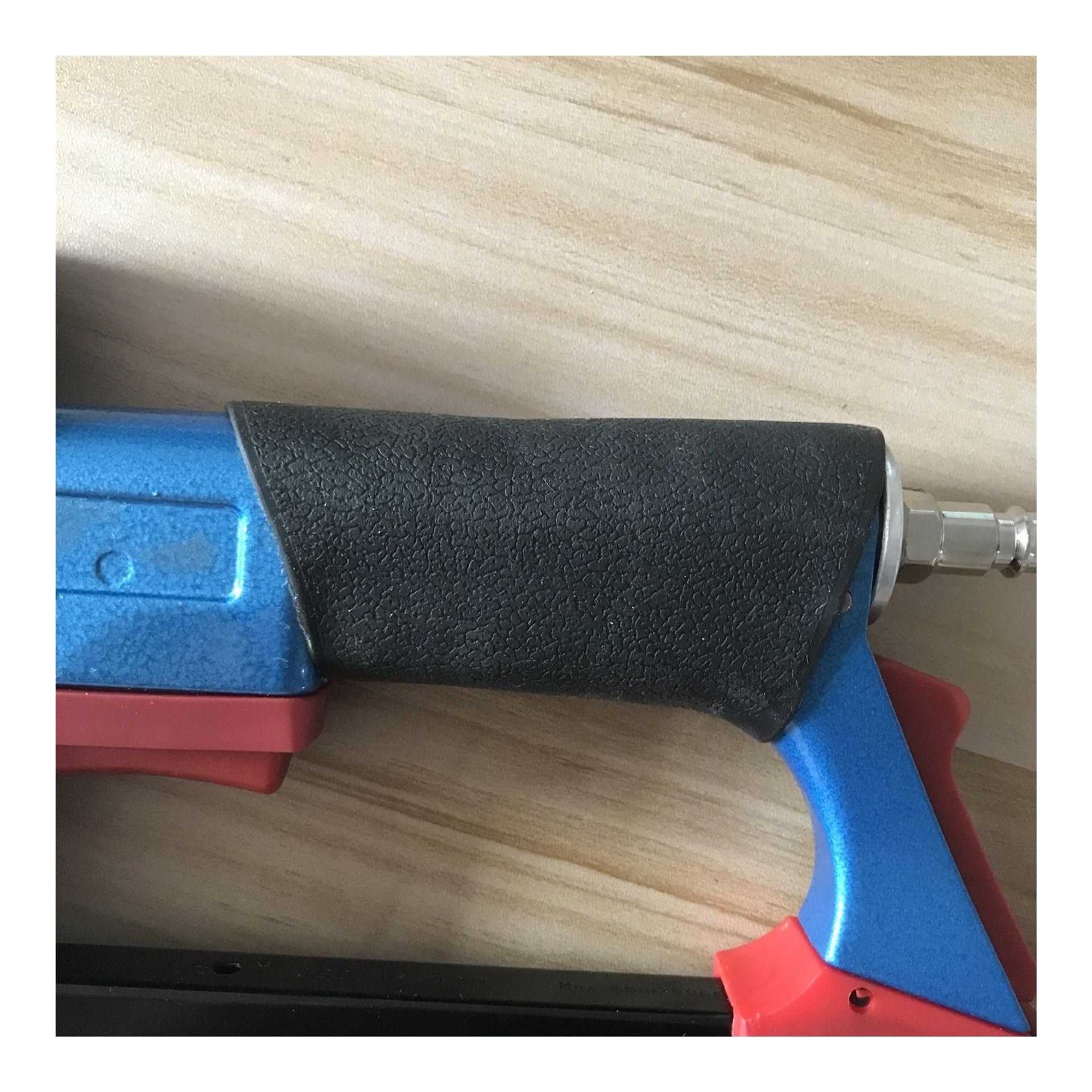 Pistola sparachiodi, 8016LN Pistola sparachiodi pneumatica a punta lunga con filo sottile Chiodatrice pneumatica a gas Chiodatrice a strisce a U Pistola sparachiodi