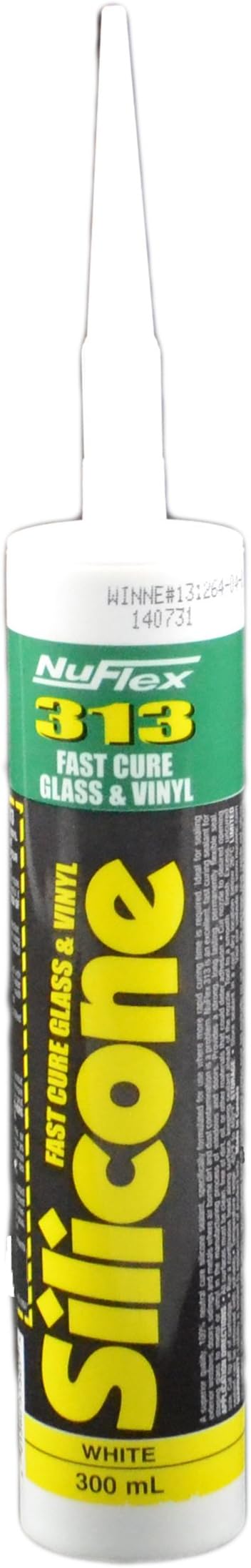 NuFlex 313 Fast Cure Silicone with Nozzle - Bright White
