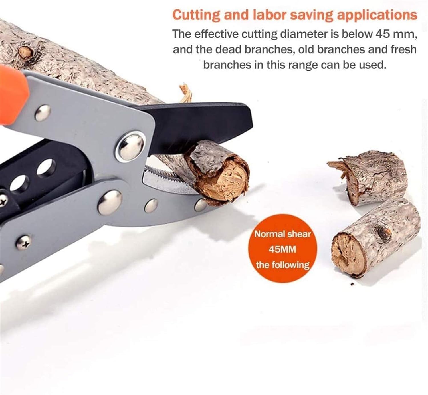 Garden Loppers Long Handle Telescopic Anvil Loppers Sharp Cut, Quick Extendable 480-750Mm Garden Pruner, Tree Branches Hedge Secateur, Gardening Tool Gardening Tool,