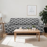 Vista 7 de Peryiter Juego de 3 fundas para sofá para sala de estar, fundas para muebles de sofá y sillones, funda para sillón con brazos, protector de muebles