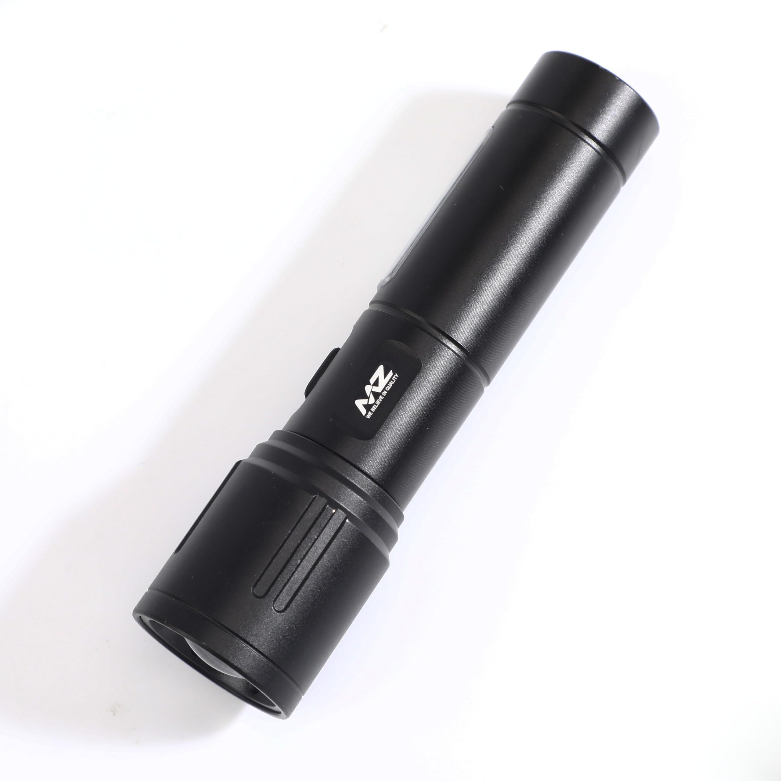 mmmさま MZ M032 (Rechargeable LED Metal Torch) Zoomable 80W with 1200mAh