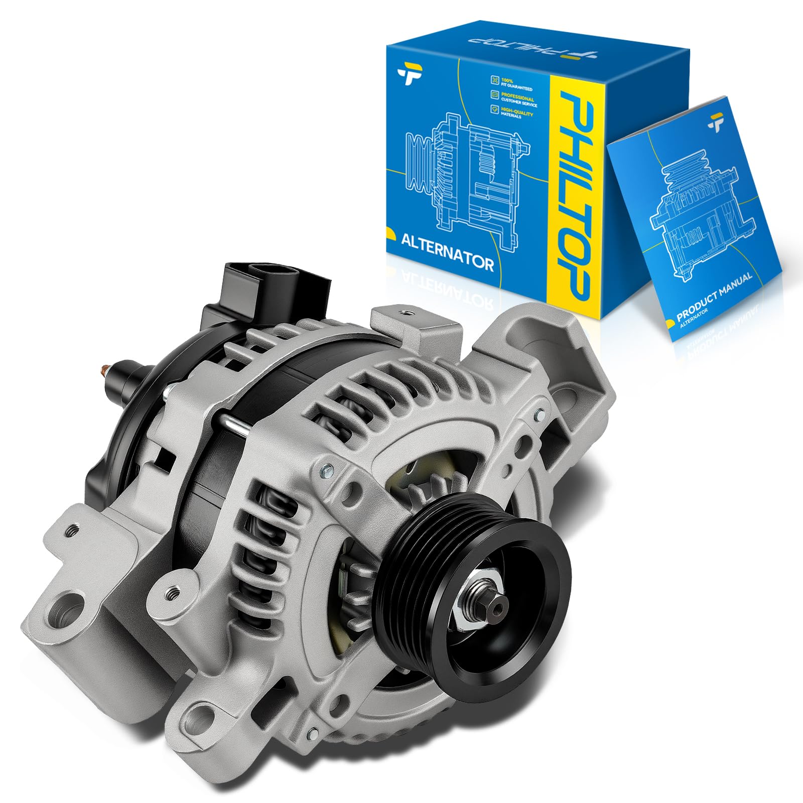 PHILTOP Alternators 12V S6 Pulley, OE 11044N 1042103191 1042104430 11044