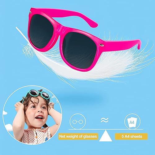 Miniatura 5 de GINMIC Gafas de sol para niños a granel, paquete de 36 lentes de sol para niños, regalos de fiesta, lentes de sol neón para niños y niñas, gran