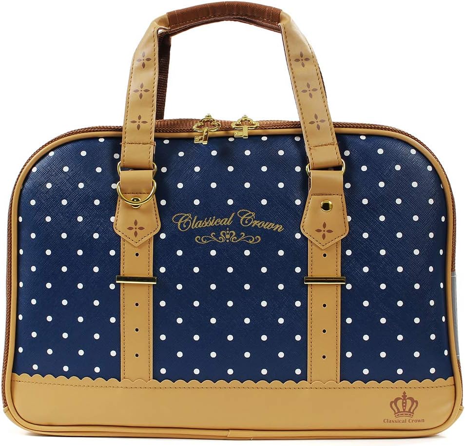 エコール教材(Ecolekyouzai) クラシカルクラウン 書道セット 横36×縦24×マチ5cm ネイビーブルー classic