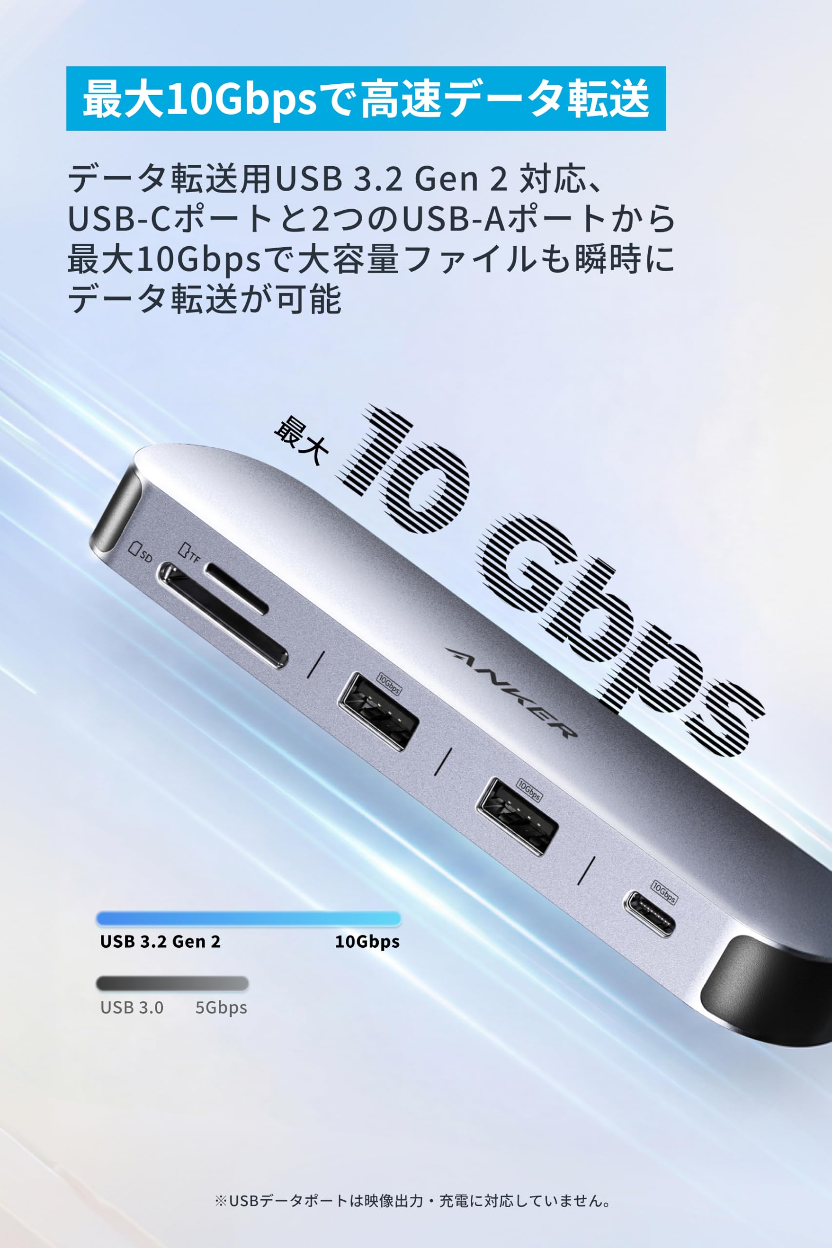 Amazon | Anker Nano USB-C ハブ (8-in-1, Dual Display) | HDMIポート
