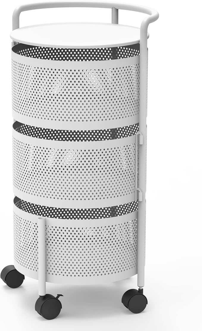 Rolling Storage Basket 3-Tier