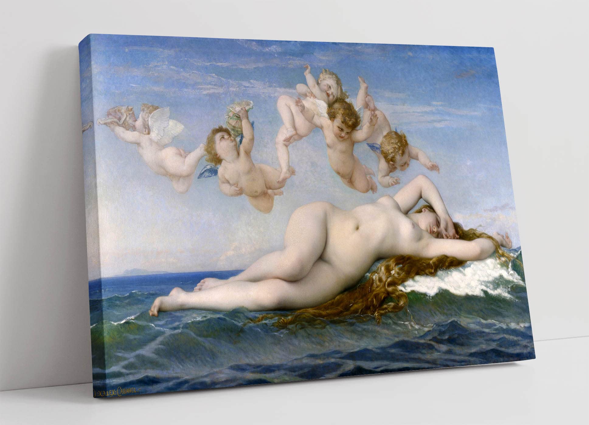 Canvasartshop - Alexandre Cabanel, The Birth Of Venus- Canvas Wall Art Picture Print (12X8)