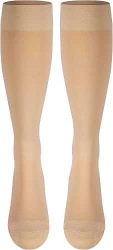 NuVein Medical Compression Stockings, 20-30 mmHg Support for Women & Men, Aloe I