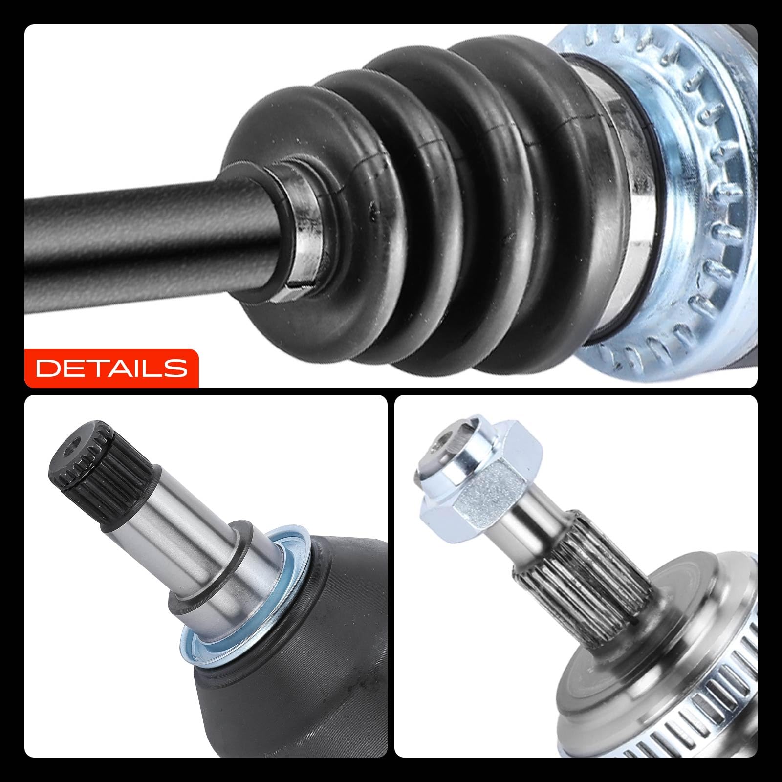 Frankberg Antriebswelle Achswelle Schaltgetriebe Mit ABS Ring Vorderachse Links Kompatibel mit A-Klasse W168 A140-A210 Vaneo 414 1.6 1.7 CDi 1.9 Replace# 18-141051