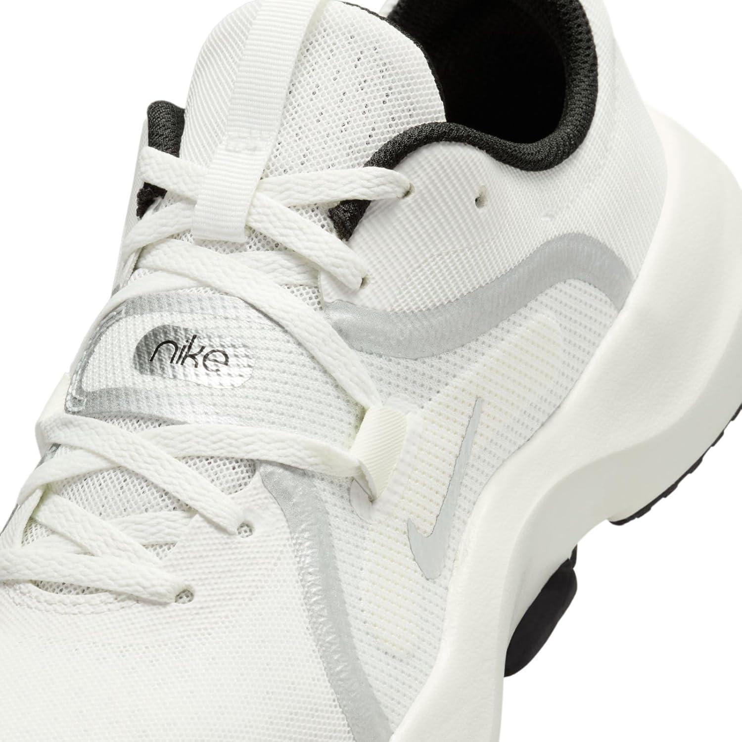 Nike in-Season TR 13 Premium Women's Workout Shoes (HF0265-101, Summit White/Sail/Black/Metallic Silver) Size 9