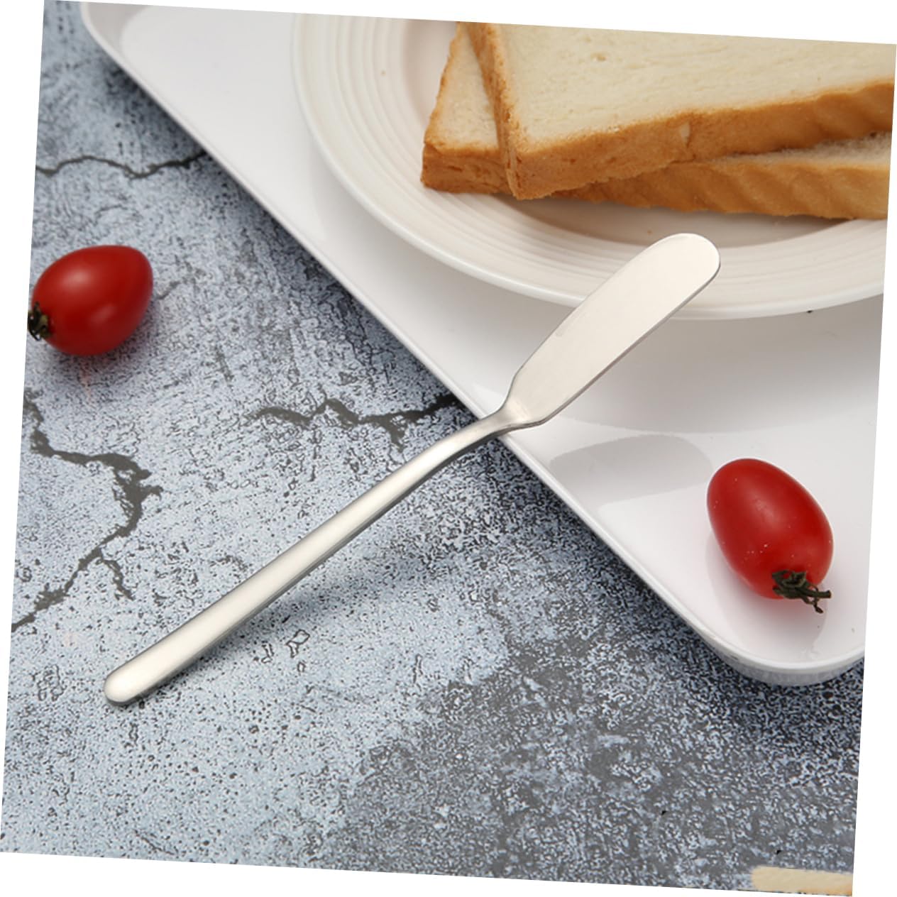 6Pcs Stainless Steel Cream Piping Knife and Butter Spreader Set