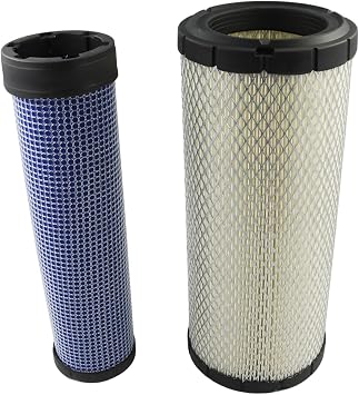 Air Filter kit for Donaldson P822768 P822769, R1401-42270 R1401-42280, RE68048 RE68049, 6666333 6669547, AF25553 AF25554, LAF8143, 129062-12560, 140-2334 134-8726, RS3702 RS3703 Inner and Outer