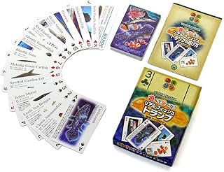 カロラータ トランプ (魚類クイズ付) プラスチック製 動物 知育ゲーム リアルフィッシュトランプ
