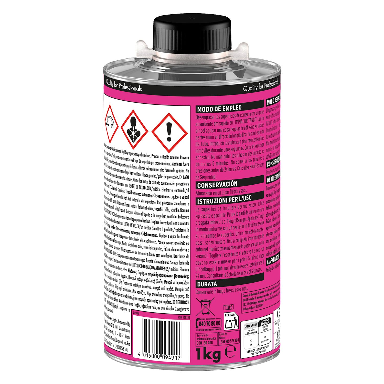 Henkel 14010610 Pegamento Tangit PVC Rigido 1000 gr.