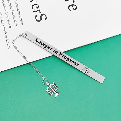 Miniatura 5 de Marcapáginas de abogado, marcapáginas para el futuro abogado para ser abogado, regalos para la escuela de derecho, graduación, marcapáginas, regalos