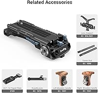 Vista 6 de SMALLRIG Placa de hombro de liberación rápida para adaptador de trípode Sony VCT-14 con rosetas - 2837