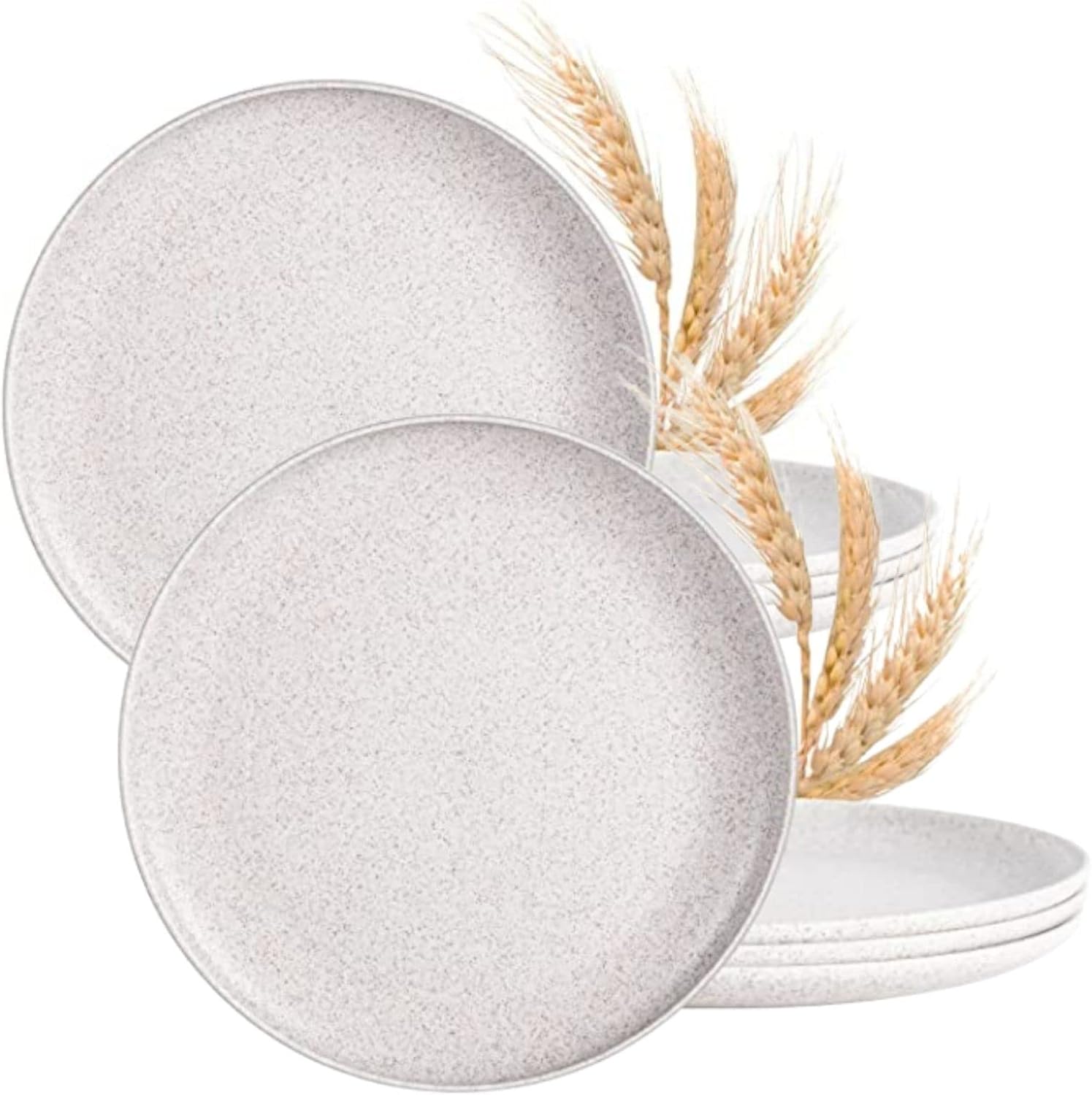 MISS BIG Dinner Plates, 10 inches Party Plates Set of 4