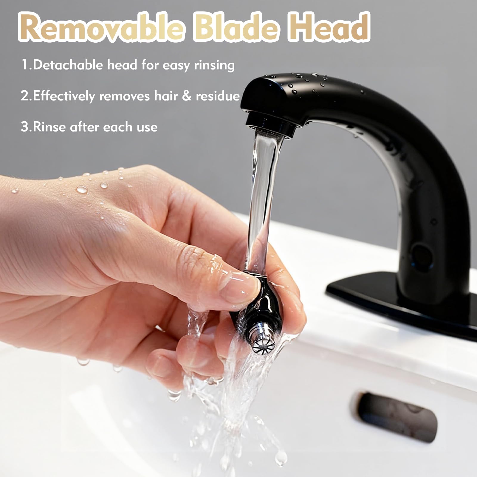 Nose Hair Trimmer for Men, Electric Nose Hair Trimmer with Cleaning Brush — Amazon image 7