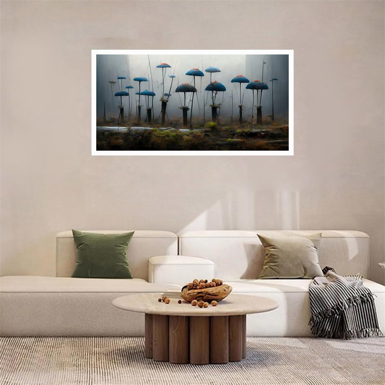 5D Azul Seta Diamond Painting Kit Diamond Art Kit para Adultos Pared Pegatina Decoración Interiores Navidad Punto de Cruz Cuadro Diamantes Kit Bordado Pintura Diamante Decoracion Hogar(28x56in)-F83
