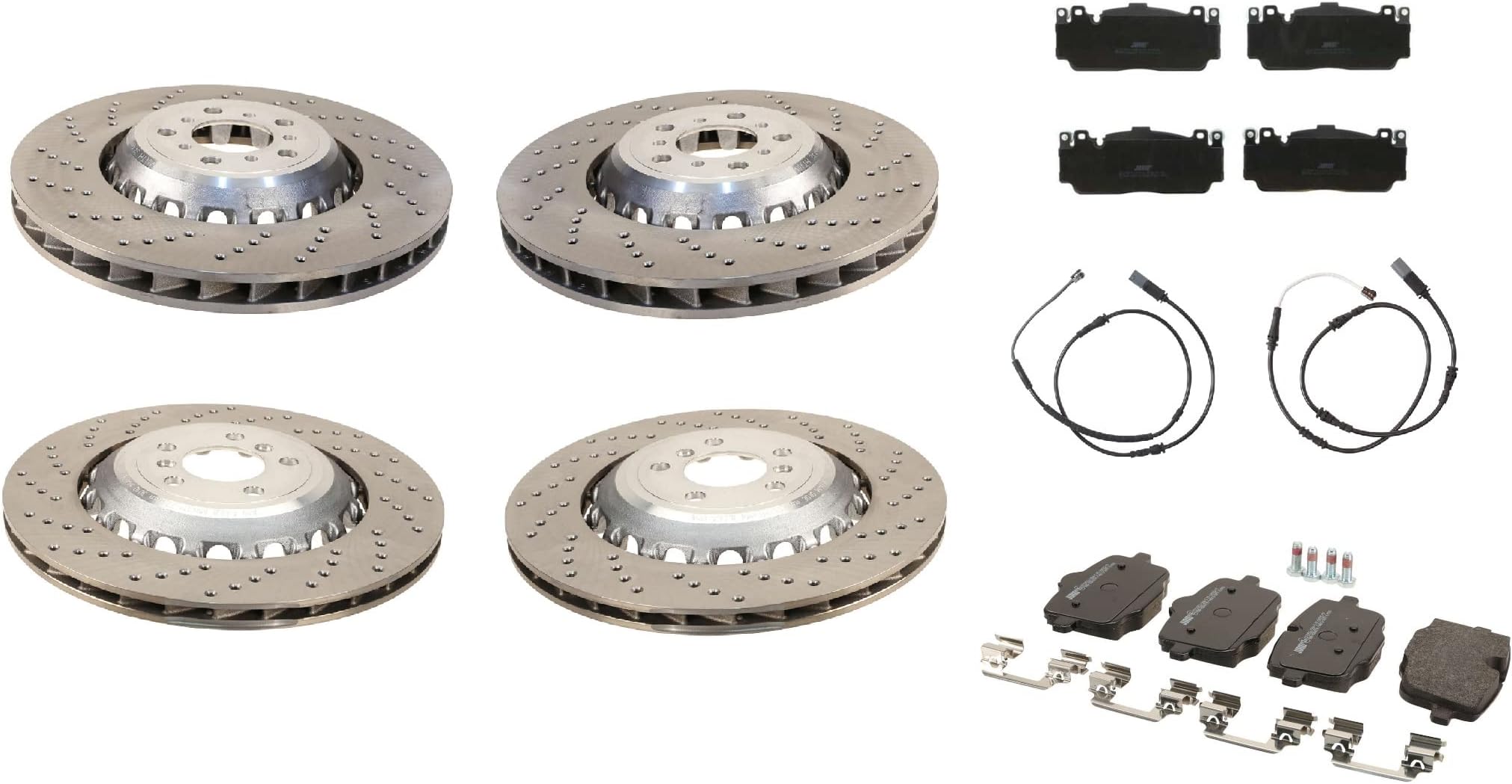 OEM Front & Rear Brake Kit Disc Rotors Pads Sensors For BMW F06 F10 F12 F13