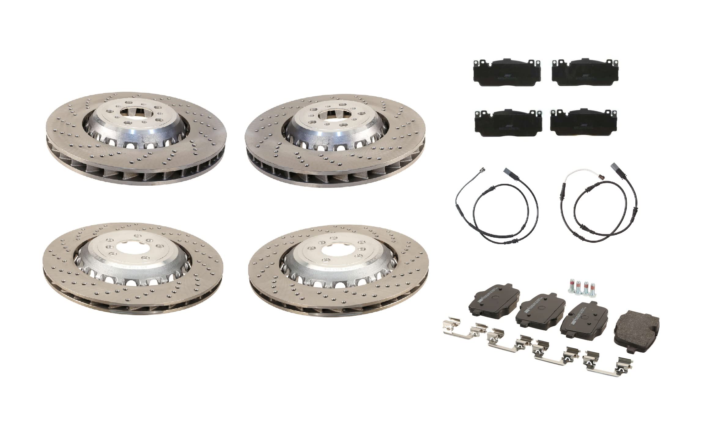 OEM Front & Rear Brake Kit Disc Rotors Pads Sensors For BMW F06 F10 F12 F13