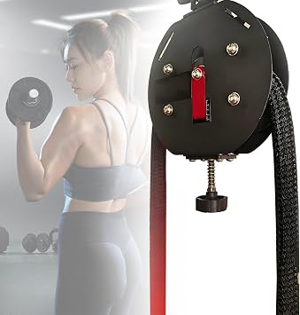 Endless Rope Trainer, Full-Body Workout Tool, 13ft Premium Nylon Rope, Adjustable Resistance Up to 30kg, Portable Pulley Cable Machine for Grip, Arms, Back