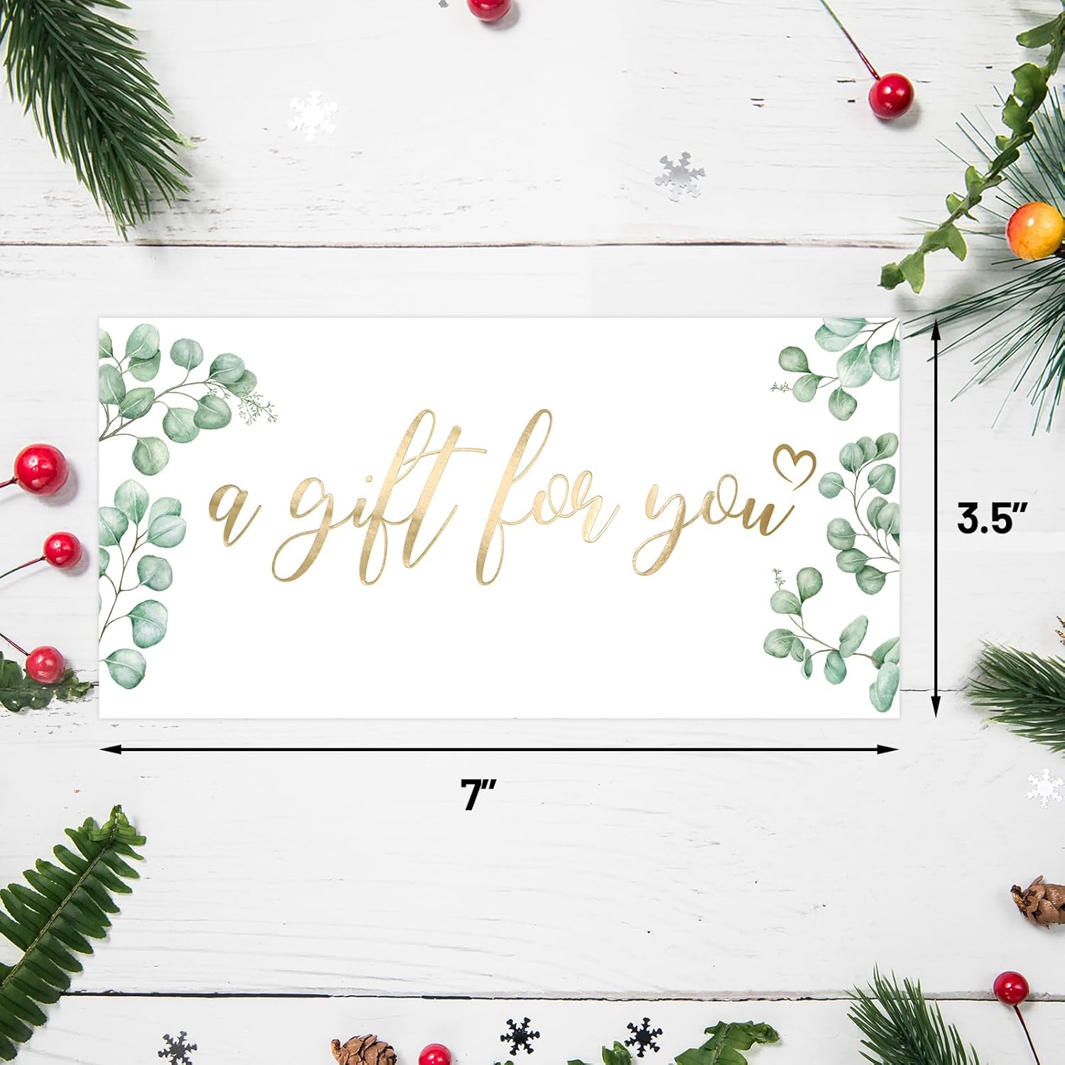 Ceiba Tree Blank Gift Certificates for Business 30 Pack Gold Foil Certificate Cards with Envelopes for Salon Restaurants Spa Birthday Valentines Day - Image 3