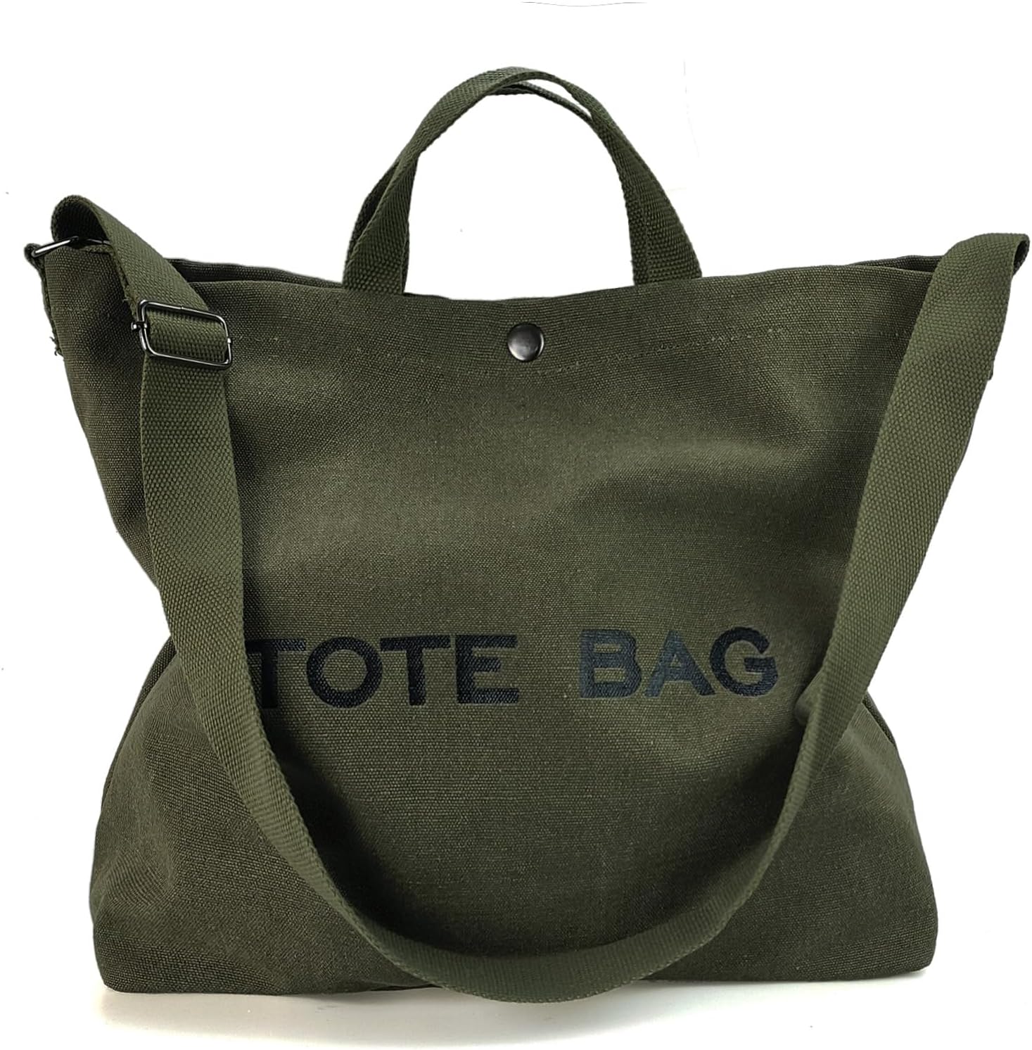 Huwzder Women Canvas Tote Bag Travel Shoulder Bag Large Capacity Crossbody Top Handle Fashion Handbags