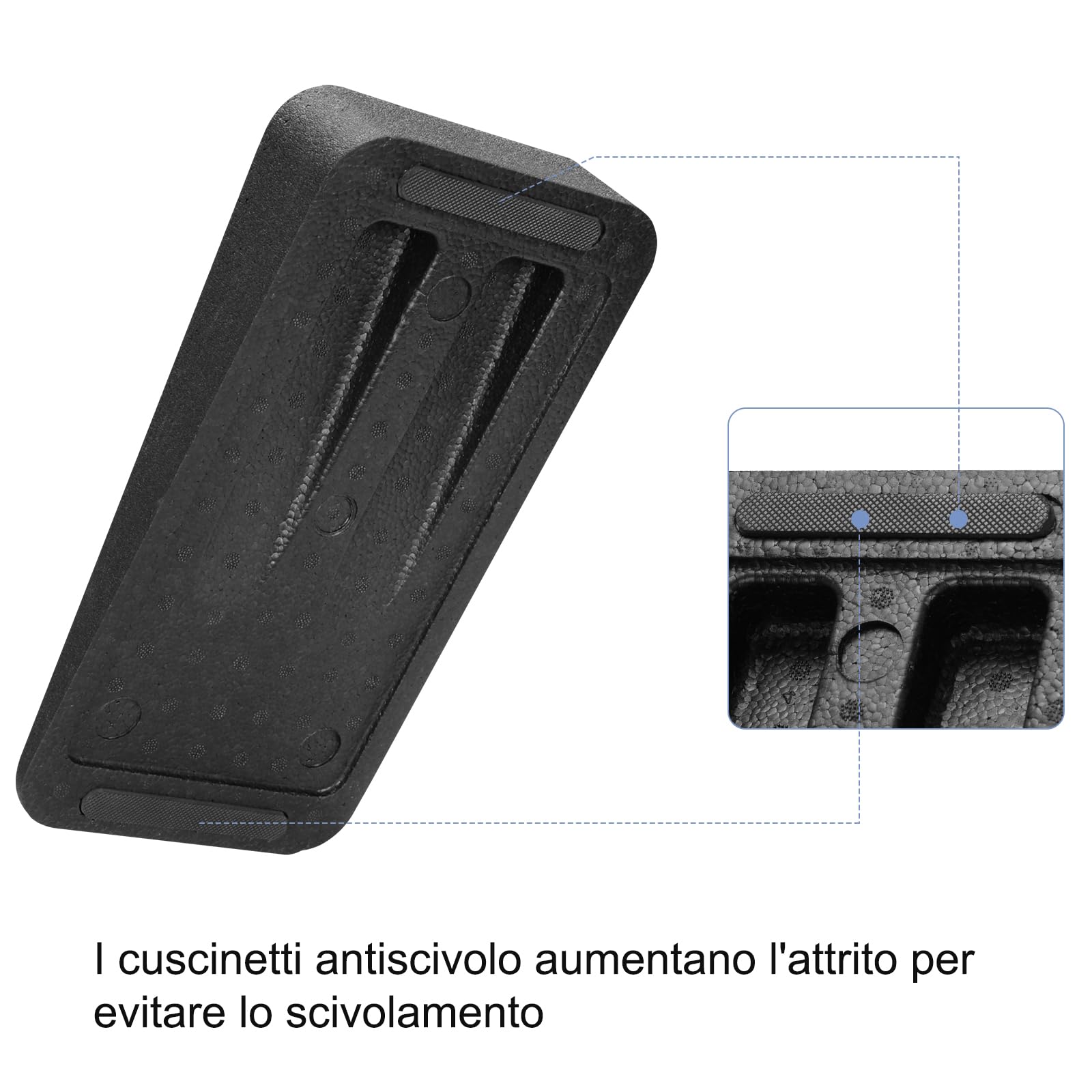 BOOSTEADY Slant Board Tavola Inclinata per Polpacci, Angoli Regolabili in Gomma Antiscivolo per Esercizi Fisici, per Palestra Casa, Squat e Polpaccio