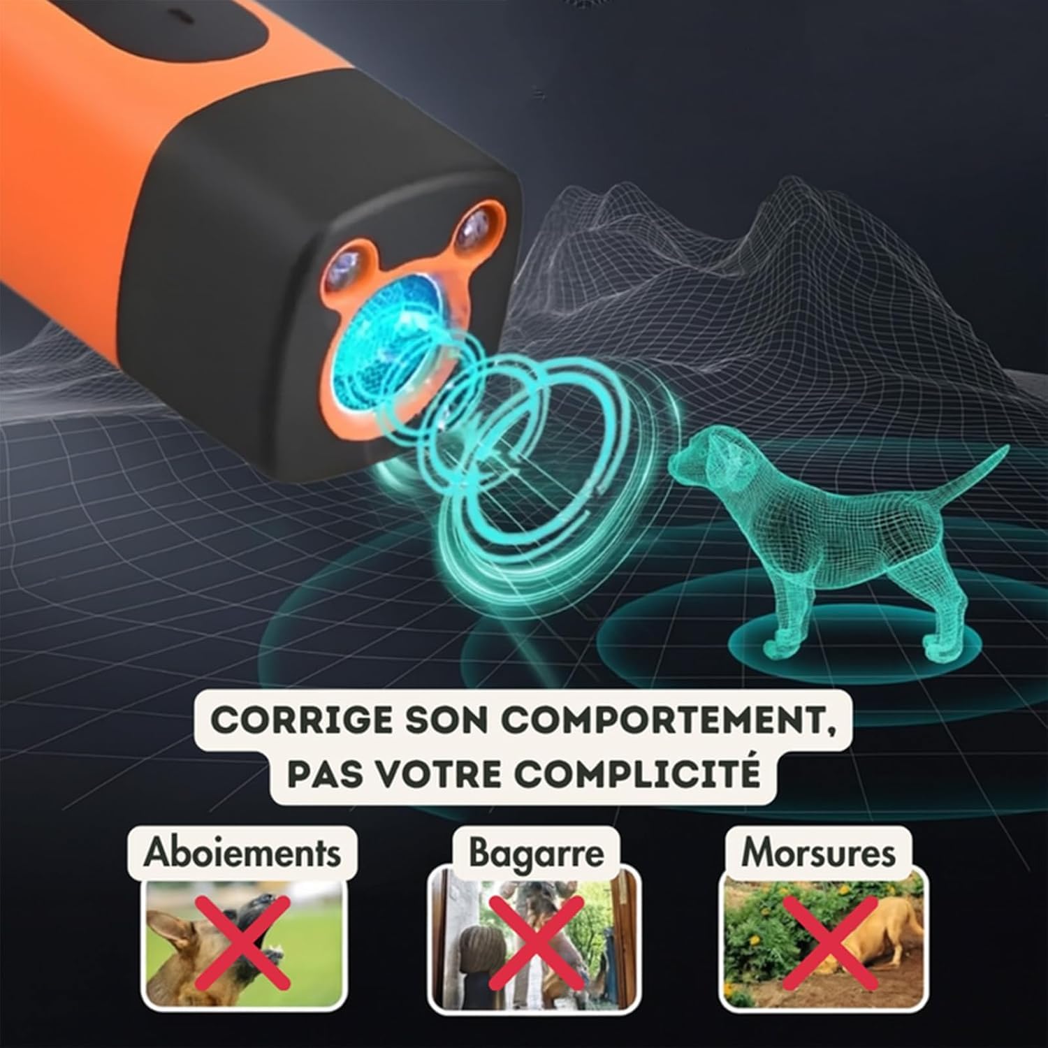Croquette Stop-Croq - Calmez Les aboiements Tout en Douceur, en Une Pression
