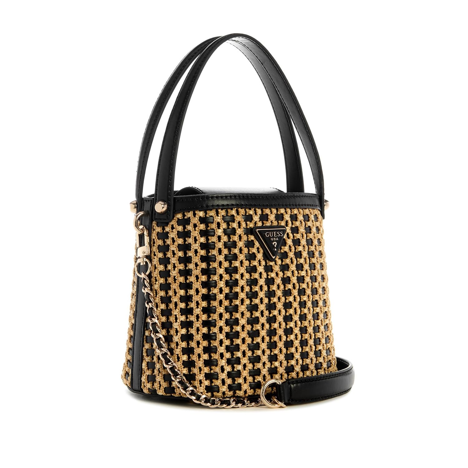 GUESS Borsa Atalia crossbody bucket natural/white BS25GU199 WG964703