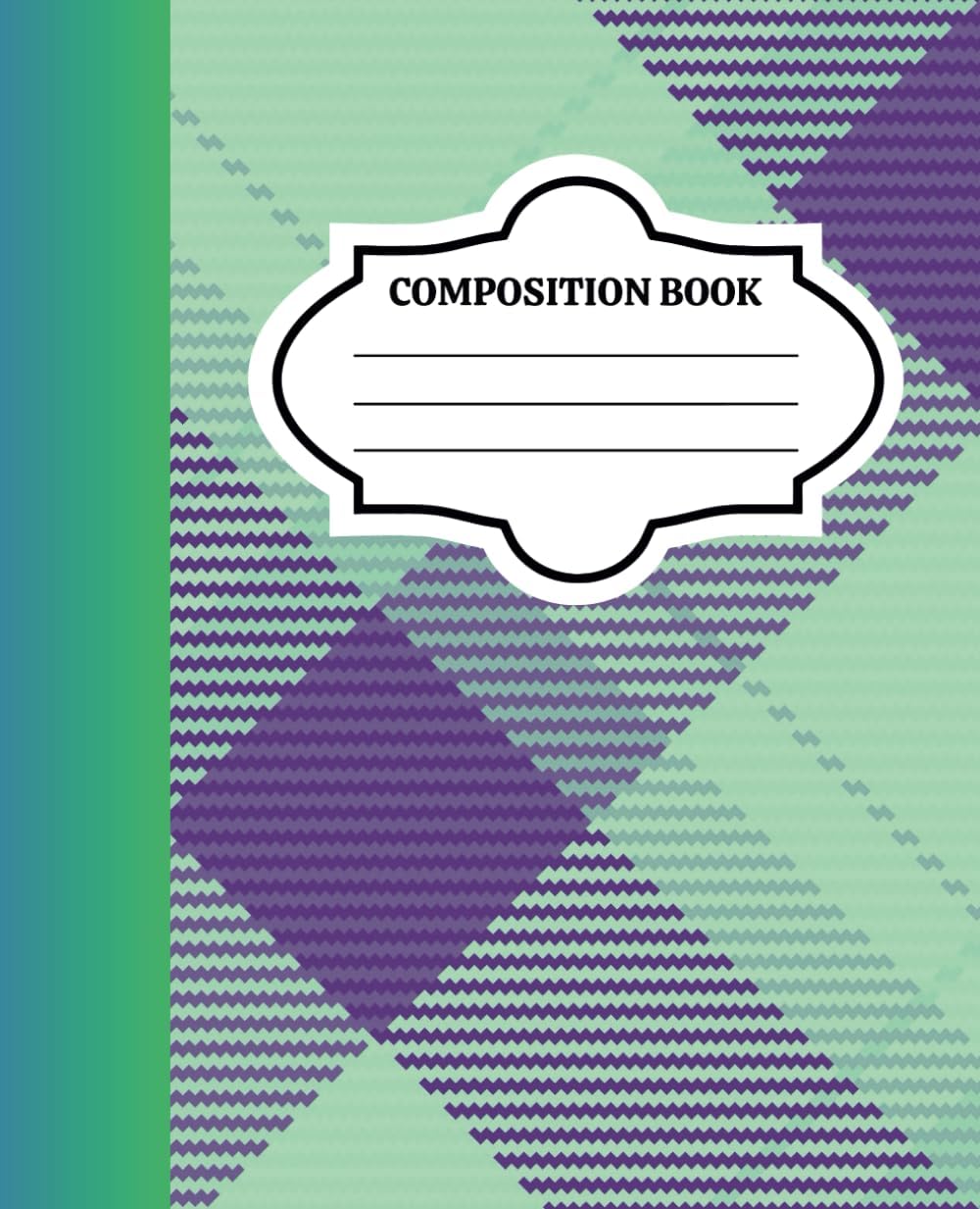 "Incredible Geometric Pattern Notebook: 100 Pages of College-Ruled Paper - Attractive Design for Journaling, Note-Taking, and Planning"