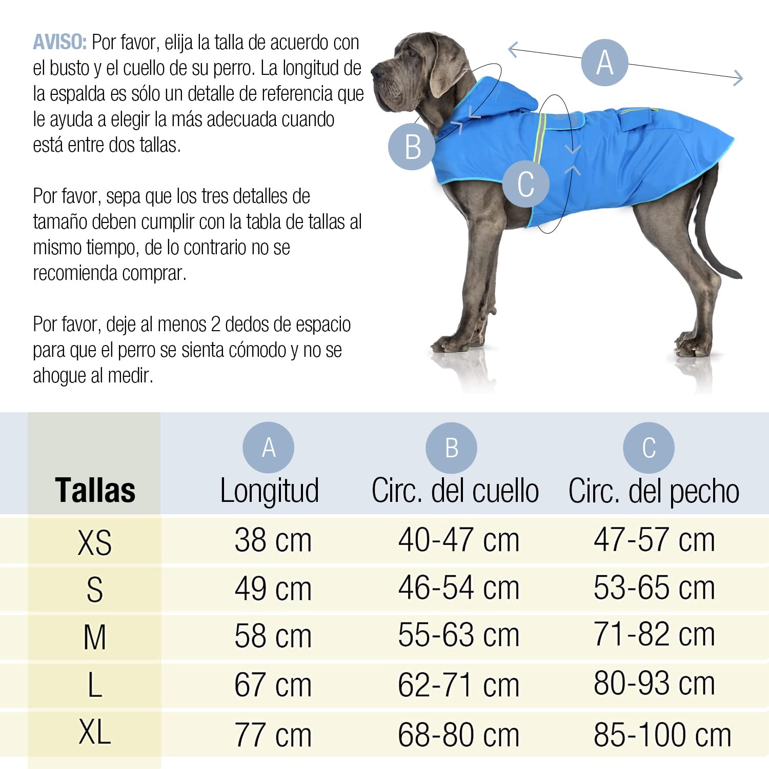 Bella & Balu Chubasquero de Perro - Impermeable para Mascotas con Capucha y reflectores para Proteger a su Perro en Paseos Largos del frío, la Lluvia o la Nieve en épocas frías (L | Gris)