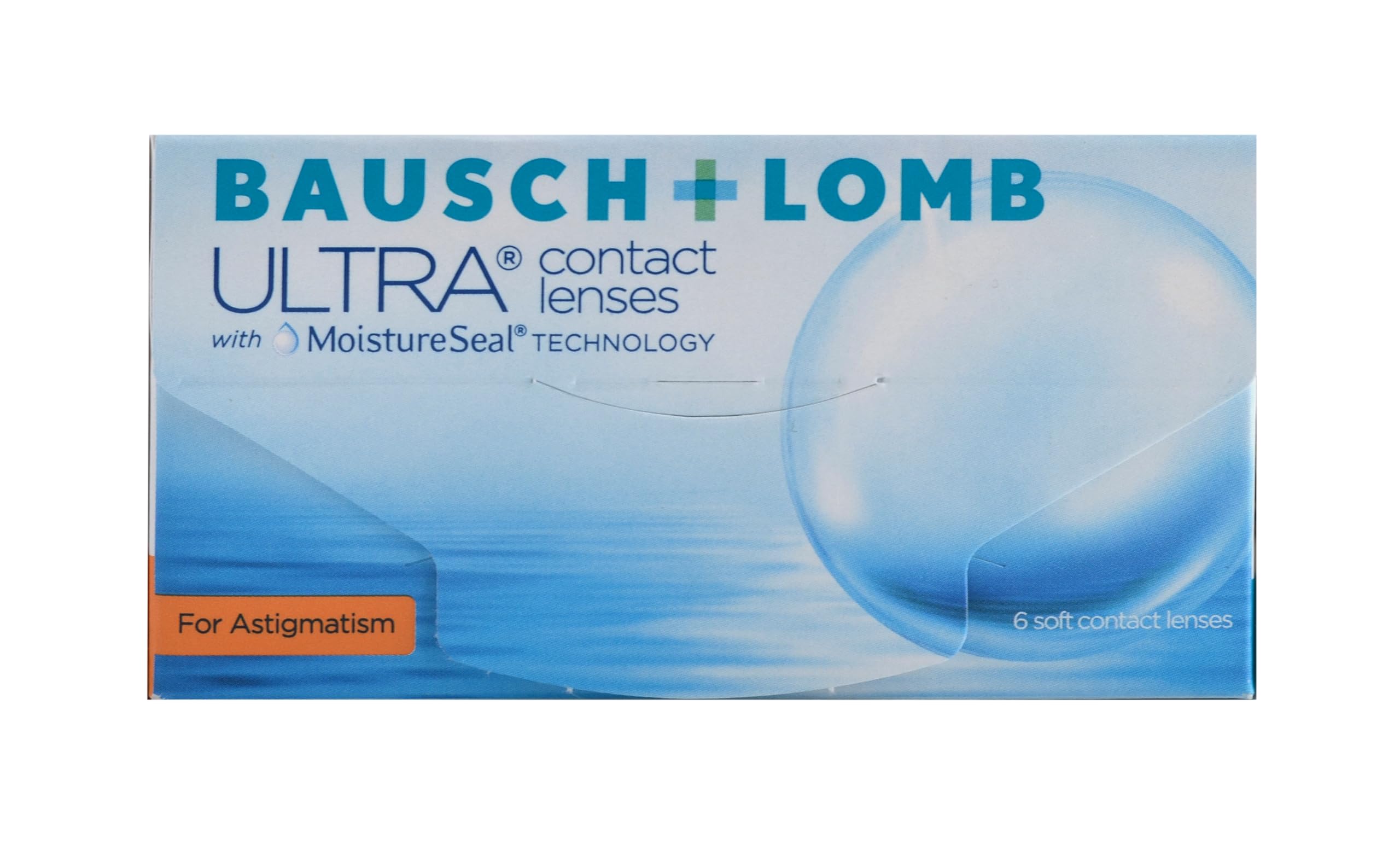 Bausch + Lomb ULTRA for Astigmatism Monatslinsen weich, 6 Stück/BC 8.6 mm/DIA 14.5 mm/CYL -2.25 / ACHSE 180 / +3.25 Dioptrien