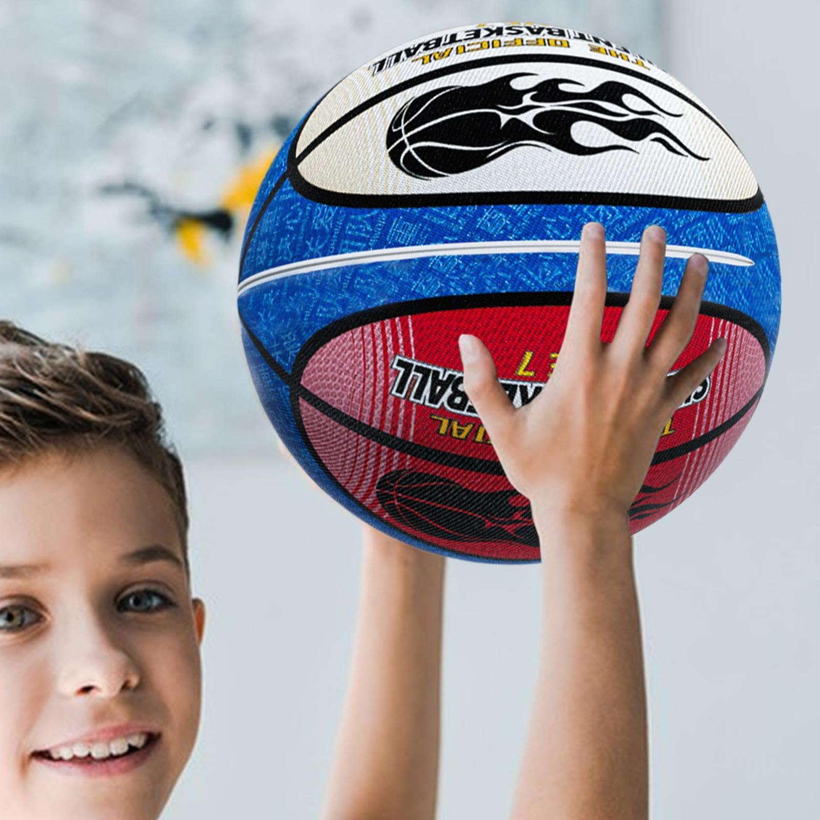 Bezgłośna koszykówka halowa, piankowa koszykówka halowa Cicha piłka halowa | Odbijanie cichej piłki, treningi sportowe w pomieszczeniach Bezszumowe dla cichego dryblingu
