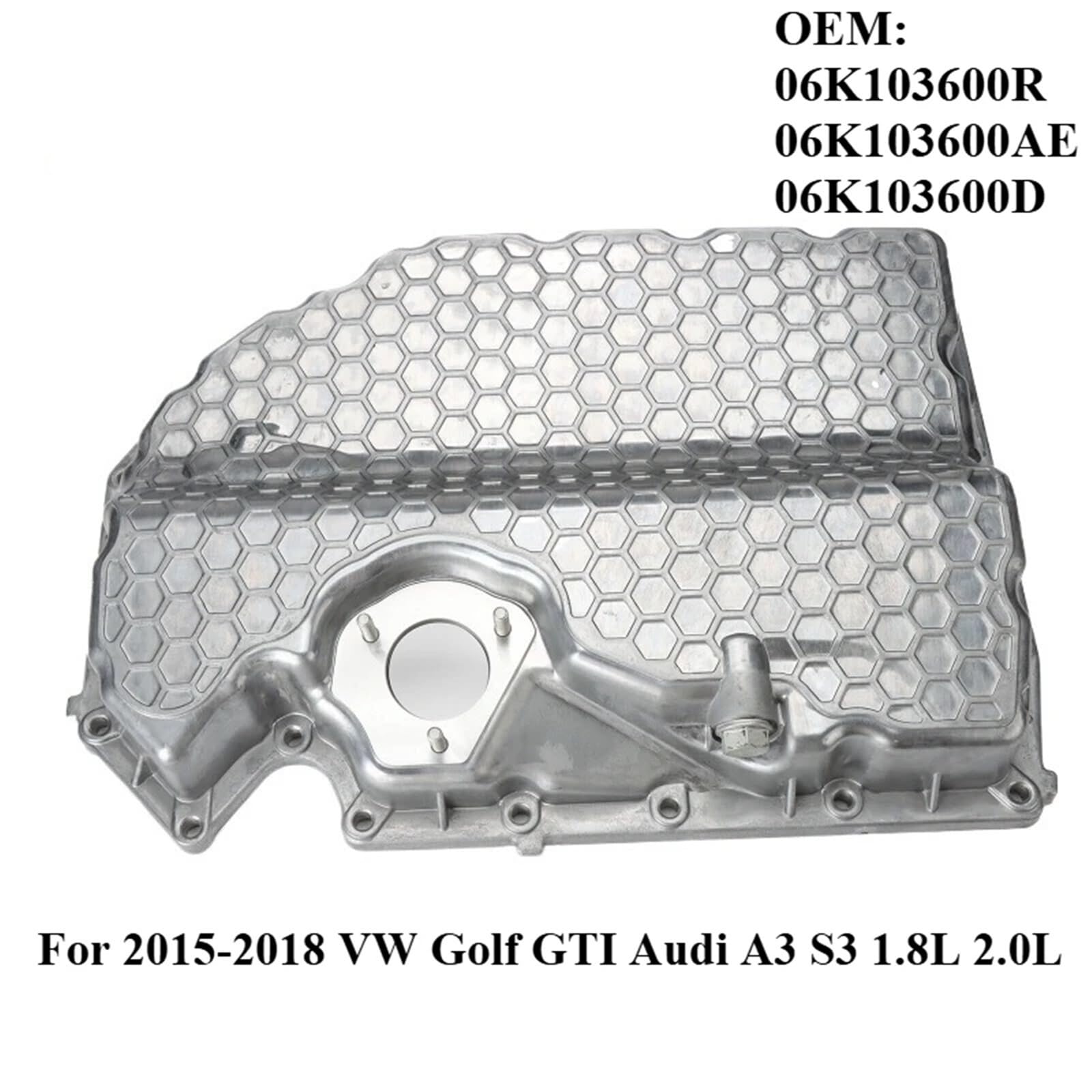 Coppa Dell'olio Motore 06K103600D Coppa delll'olio inferiore per auto per VW Golf per GTI per Audi A3 S3 2015-2018 sostituzione