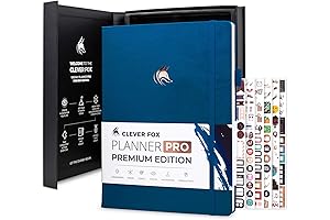Clever Fox Planner Pro – Premium Edition - Weekly, Monthly Planner and Budget Organizer