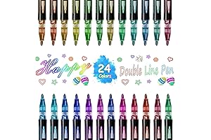 Double Line Outline Markers