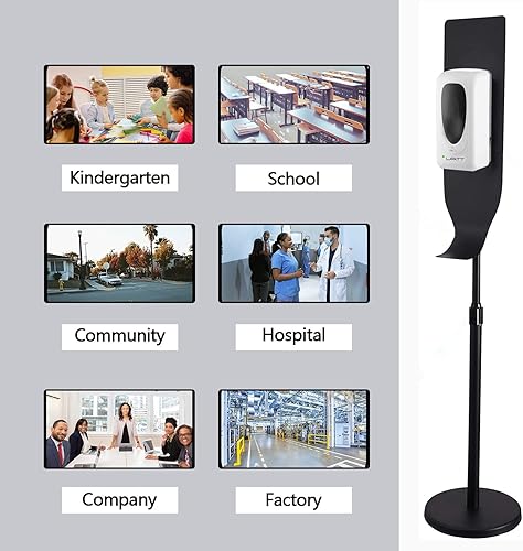 Miniatura 8 de Dispensador automático de jabón montado en la pared, dispensador de desinfectante de manos en aerosol, máquina sin contacto para oficina, escuela,