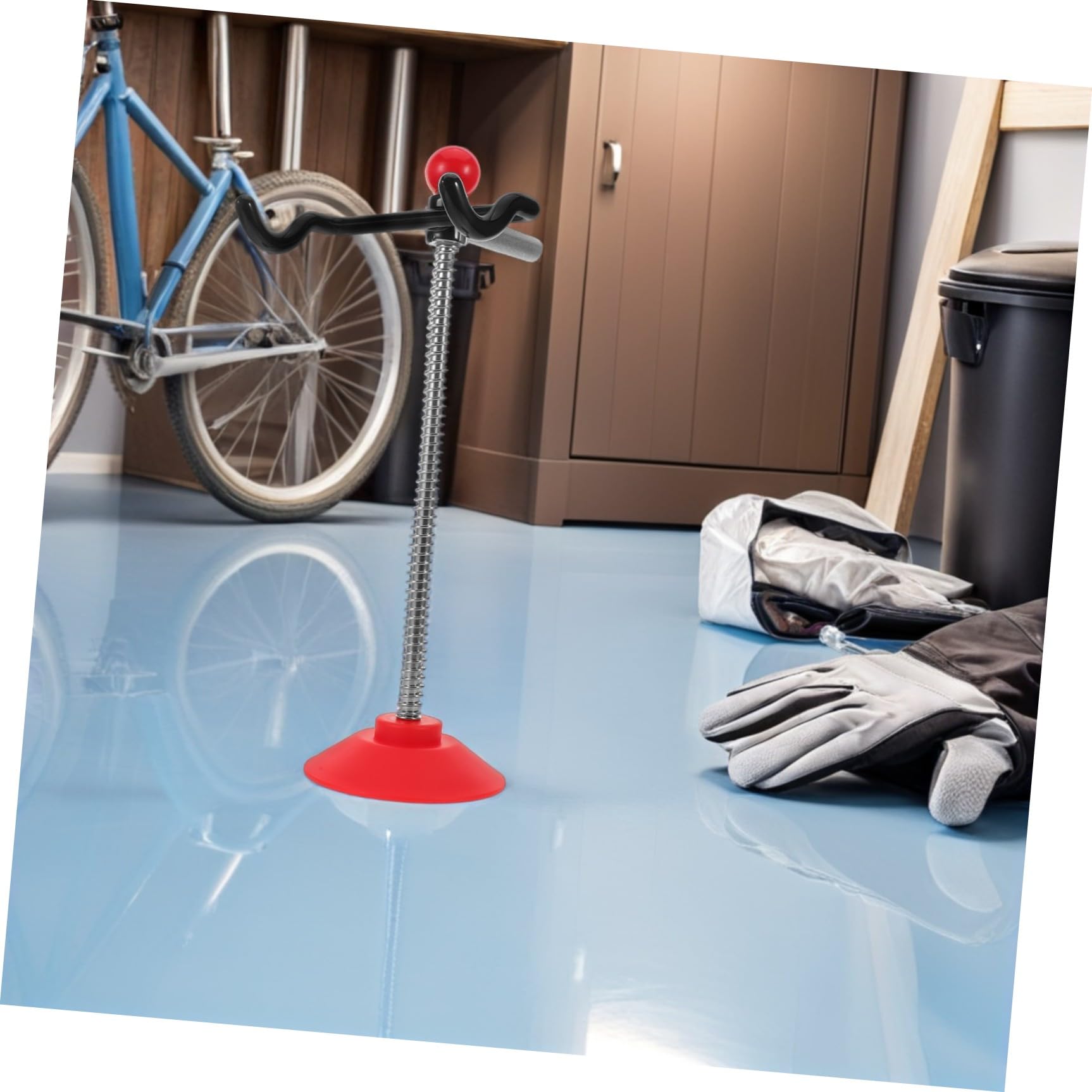 ULTECHNOVO Support de Volant Réglable Stabilisateur Pédale de Frein, Outil Compact D'alignement de Direction pour Suv et Voitures, Équipement Professionnel D'entretien Automobile, Outil
