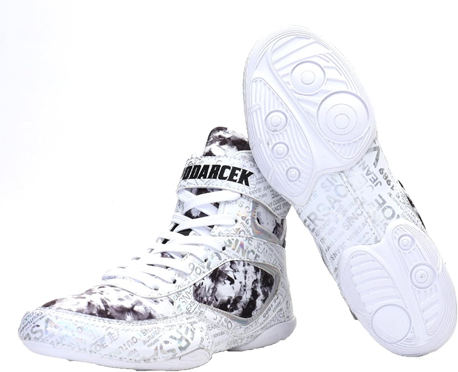 Wrestling Shoes for Men Women, Non Slip Boxing Footwear Breathable Youth Boys Girls Bodybuilding Sport Athletic Sneakers