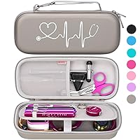 Vista 10 de BOVKE Funda para estetoscopio 3M Littmann Classic III/Lightweight II S.E/Cardiology IV Diagnostic/MDF Acoustica Estetoscopios, bolsillo de malla